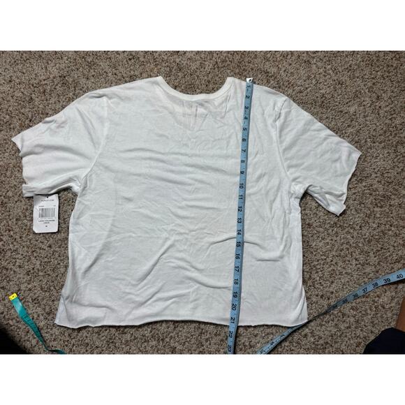 HURLEY short sleeve, slightly cropped, t- shirt, Women's Medium, Patriotic; NWT - Picture 4 of 12